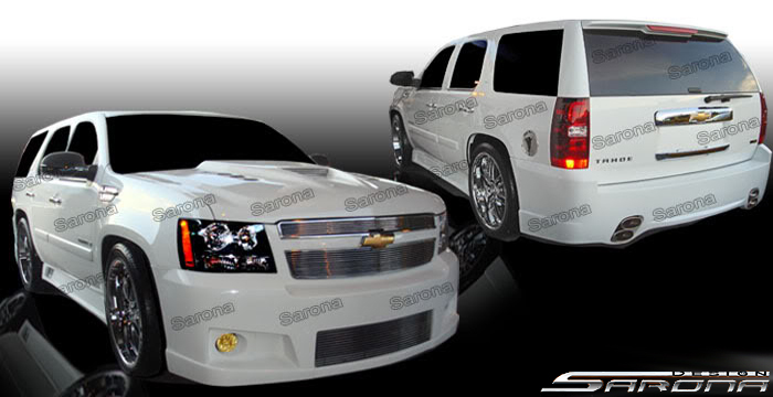 Custom Chevy Tahoe  SUV/SAV/Crossover Rear Bumper (2007 - 2014) - $675.00 (Part #CH-023-RB)